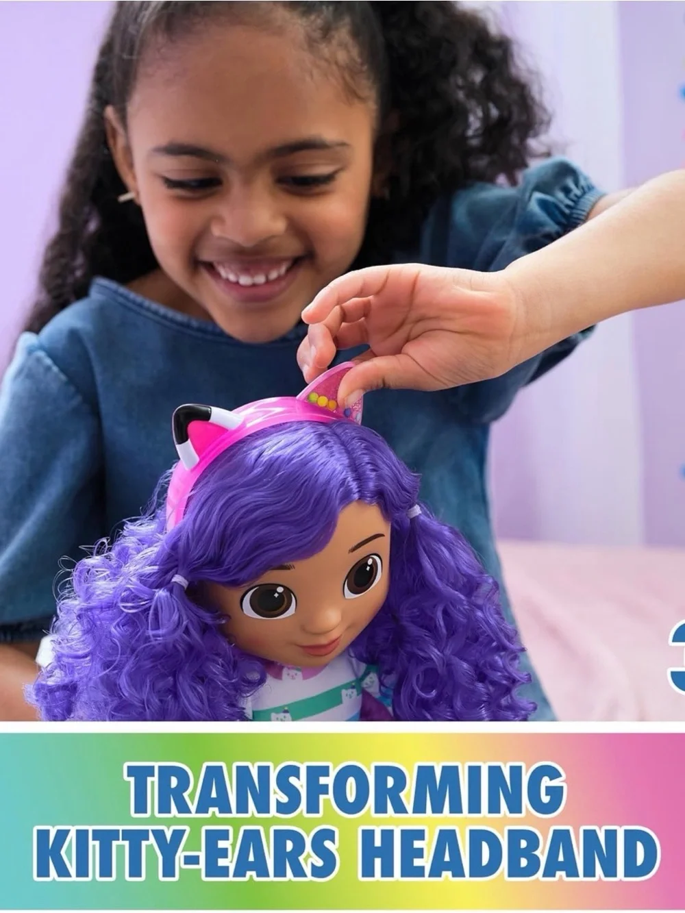 Gabby's Dollhouse Sing & Celebrate Gabby Girl Doll 13-Inches with Sound Effects